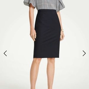 NWT Ann Taylor Petite Tropical Wool Pencil Skirt